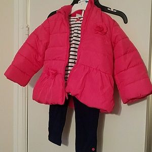 Toddler 24m pants, shirt, jacket set NWT